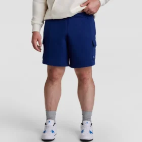 8" Fleece Cargo Short, C Logo