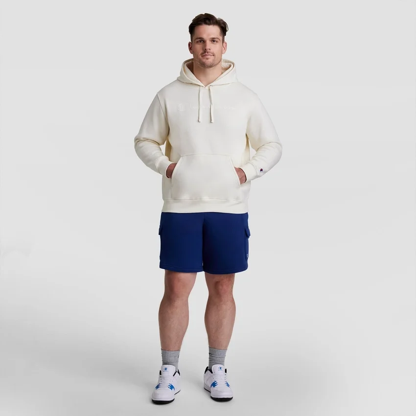 8" Fleece Cargo Short, C Logo