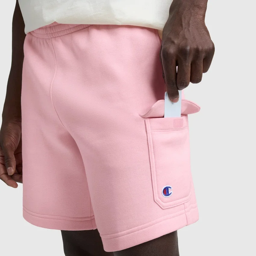8" Fleece Cargo Short, C Logo