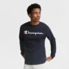 Classic Graphic Long-Sleeve T-Shirt, Script Logo
