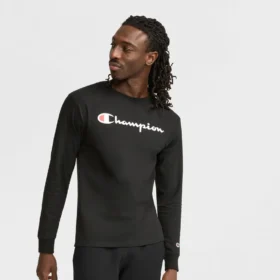 Classic Graphic Long-Sleeve T-Shirt, Script Logo