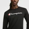 Classic Graphic Long-Sleeve T-Shirt, Script Logo