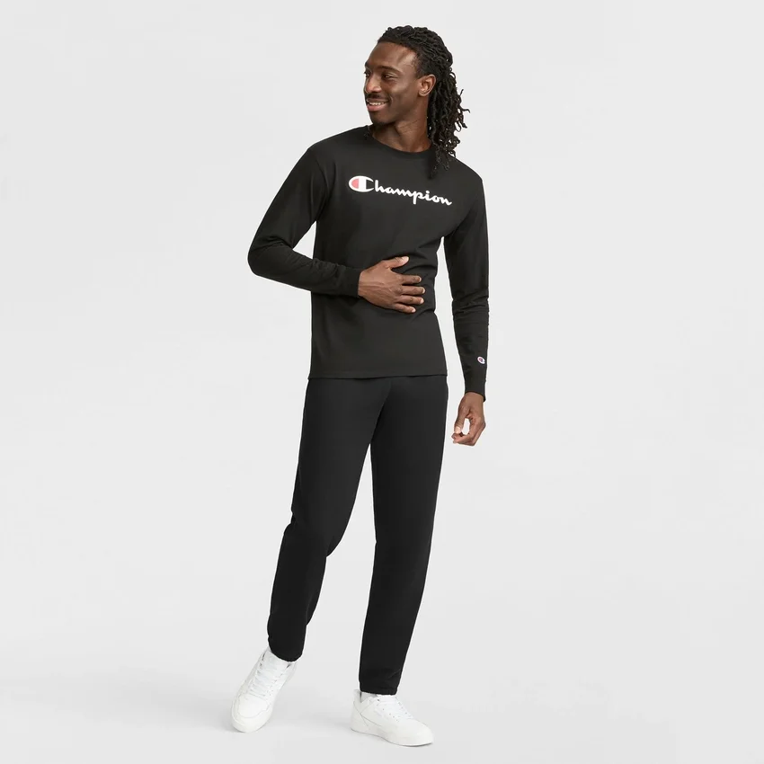 Classic Graphic Long-Sleeve T-Shirt, Script Logo