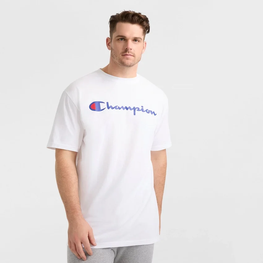Classic Graphic T-Shirt, Script Logo - Big & Tall