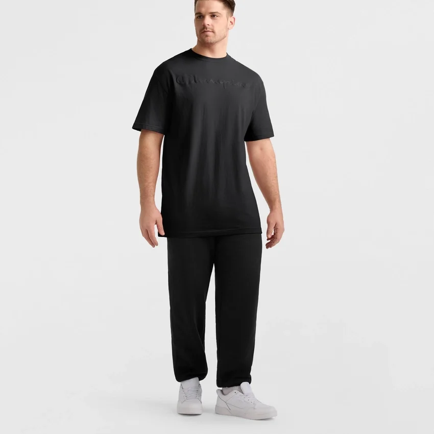 Classic Graphic T-Shirt, Tonal Script Logo - Big & Tall