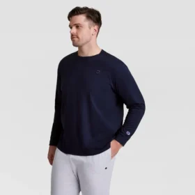 Classic Long Sleeve T-Shirt, Embroidered C Logo – Big & Tall