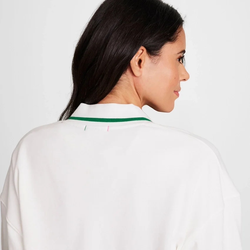 Country Club Cardigan, Embroidered Floral "C" Logo