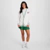 Country Club Cardigan, Embroidered Floral "C" Logo