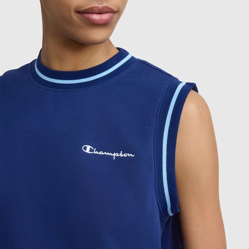 Country Club Sleeveless Top, Embroidered Script Logo