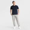 Lightweight Lounge Pants, Cinched Hem, C Logo