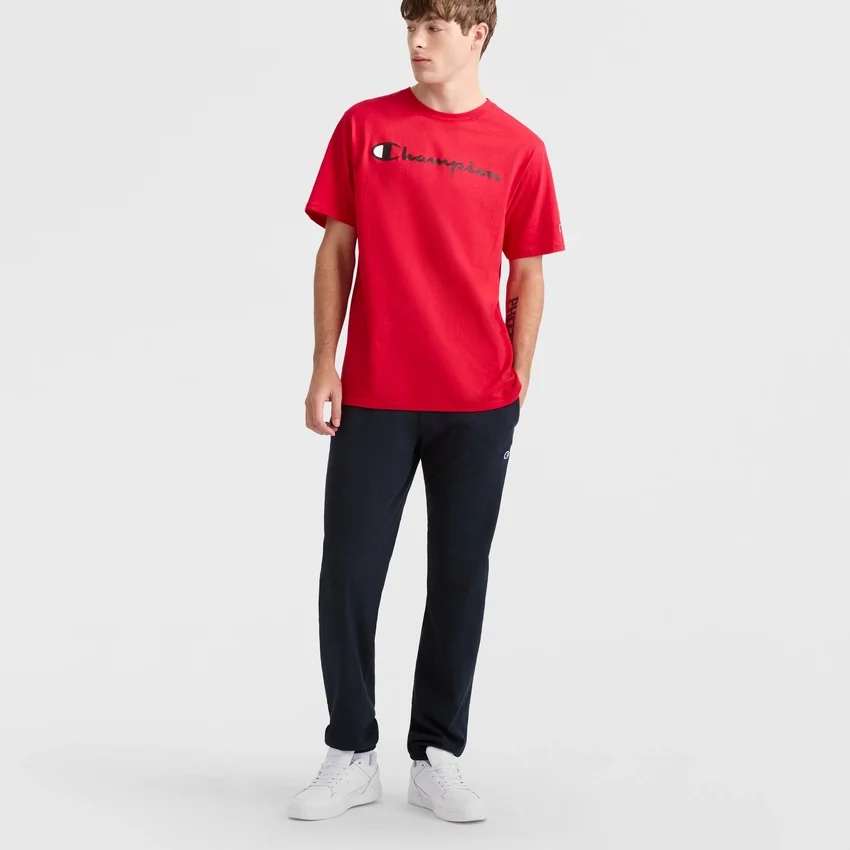 Lightweight Lounge Pants, Cinched Hem, C Logo
