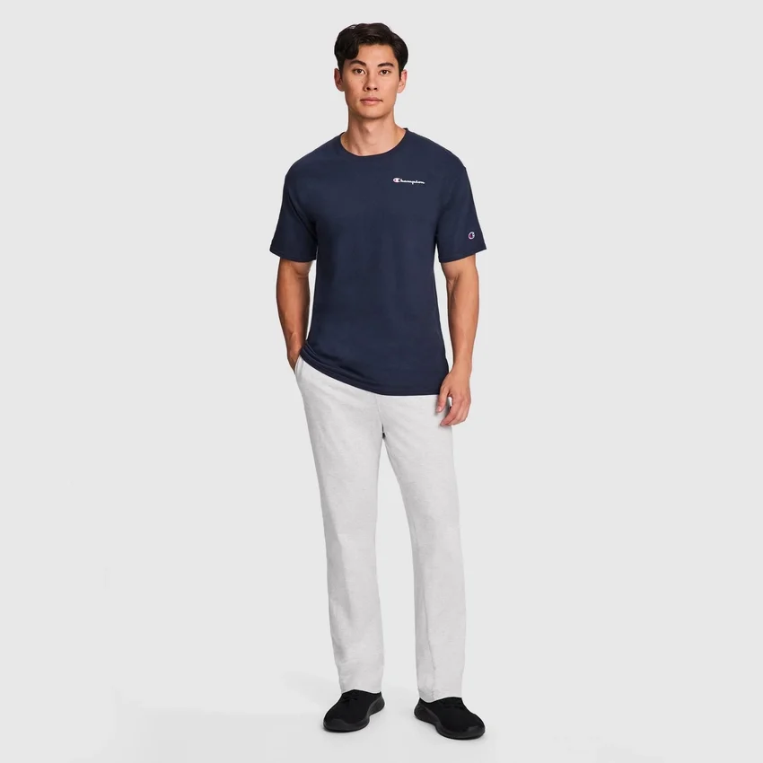 Lightweight Lounge Pants, Open Hem, C Logo