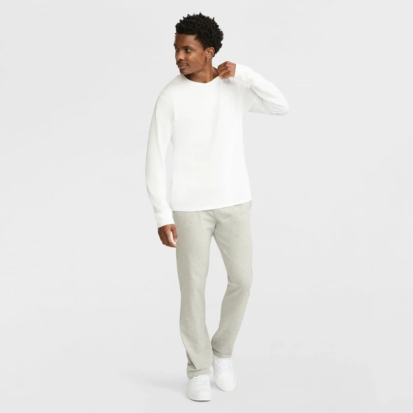 Lightweight Lounge Pants, Open Hem, C Logo