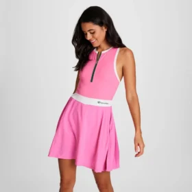 Match Point Tennis Dress, Embroidered Script Logo