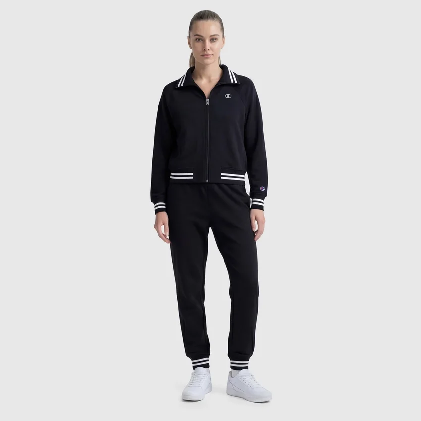 Pitcher Full-Zip Mockneck Top, C Logo