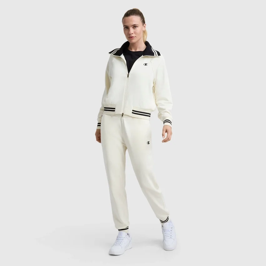 Pitcher Full-Zip Mockneck Top, C Logo