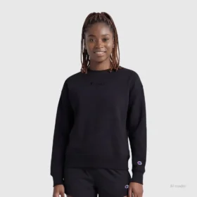Powerblend Crewneck Sweatshirt, Embroidered Script Logo