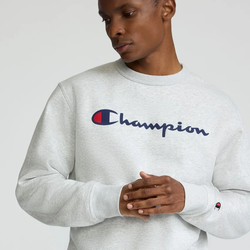 Powerblend Crewneck Sweatshirt, Script Logo