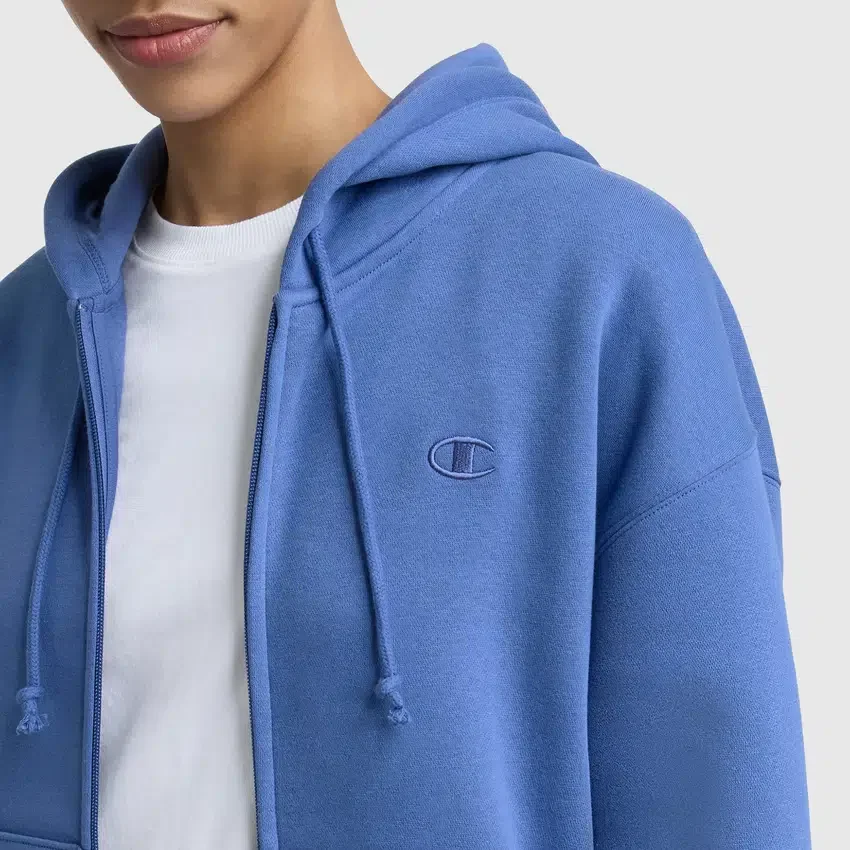 Powerblend Fleece Zip-Up Hoodie, C Logo