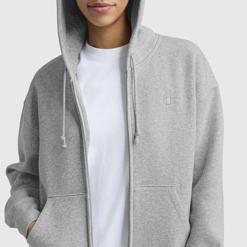 Powerblend Fleece Zip-Up Hoodie, C Logo