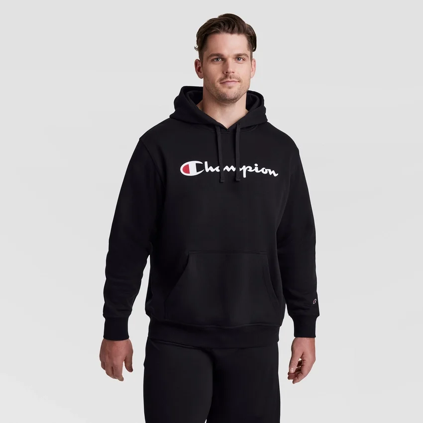 Powerblend Hoodie, Full Script Logo - Big & Tall