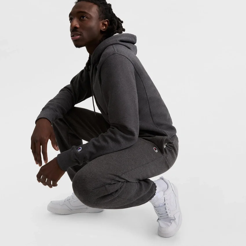 Powerblend Sweatpants, Cinched Bottom, C Logo