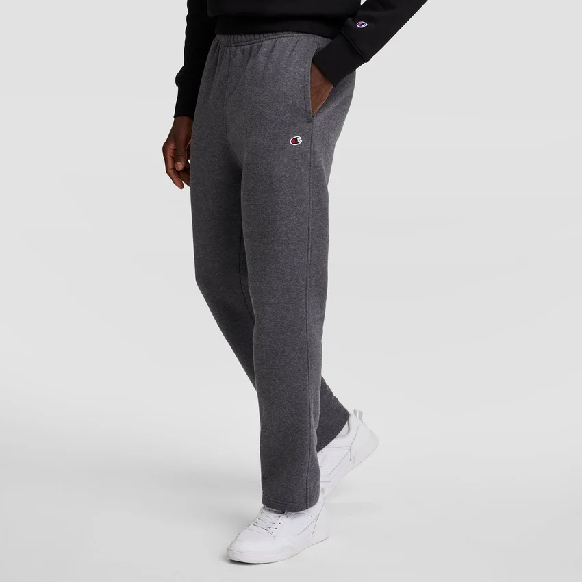 Powerblend Sweatpants, Open Hem, C Logo