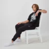 Reverse Weave Small Logo Cinched Sweatpants