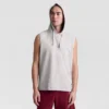 Sleeveless Hoodie, Embroidered C Logo