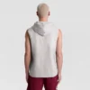 Sleeveless Hoodie, Embroidered C Logo