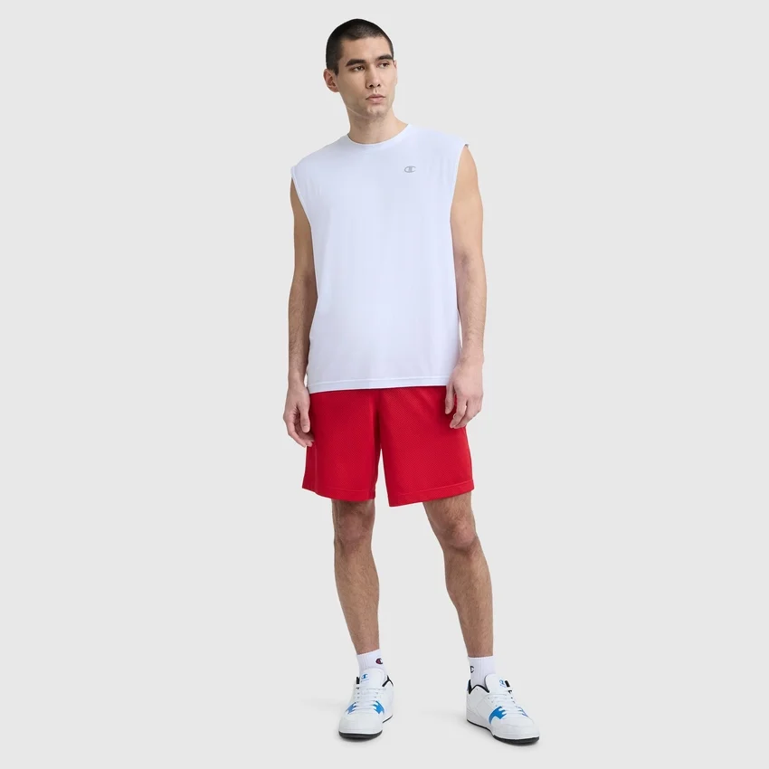 Sport Crewneck Muscle Tee, Script Logo