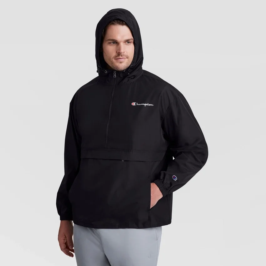 Stadium Packable Jacket, Script Logo - Big & Tall